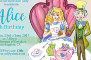 DIY Wonderland Printable Invitation, an Invitation Template by Artseez (Thumbnail 2 of 2)