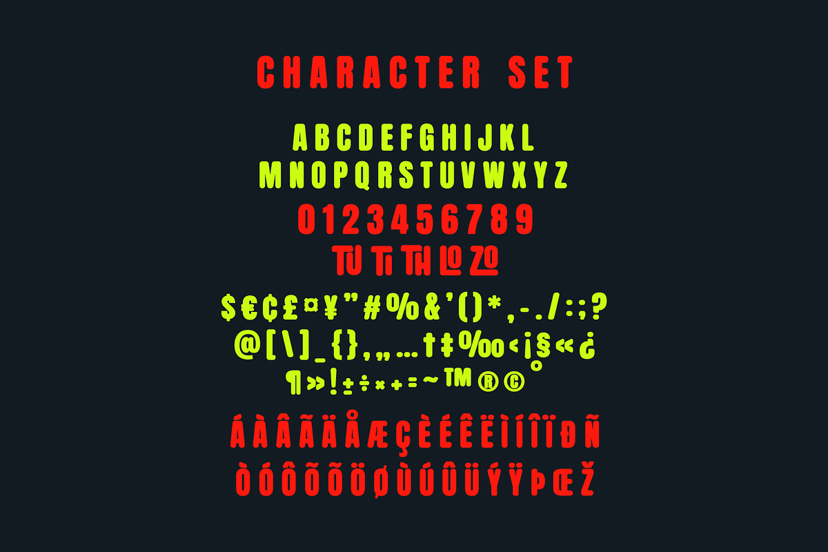 Laozheng Uppercase Display Font, a Sans Serif Font by Maulana Creative (Photo 4 of 7)