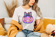 Halloween Pumpkin PNG Coquette Neon, an Illustration by Dream Creation (Thumbnail 5 of 5)