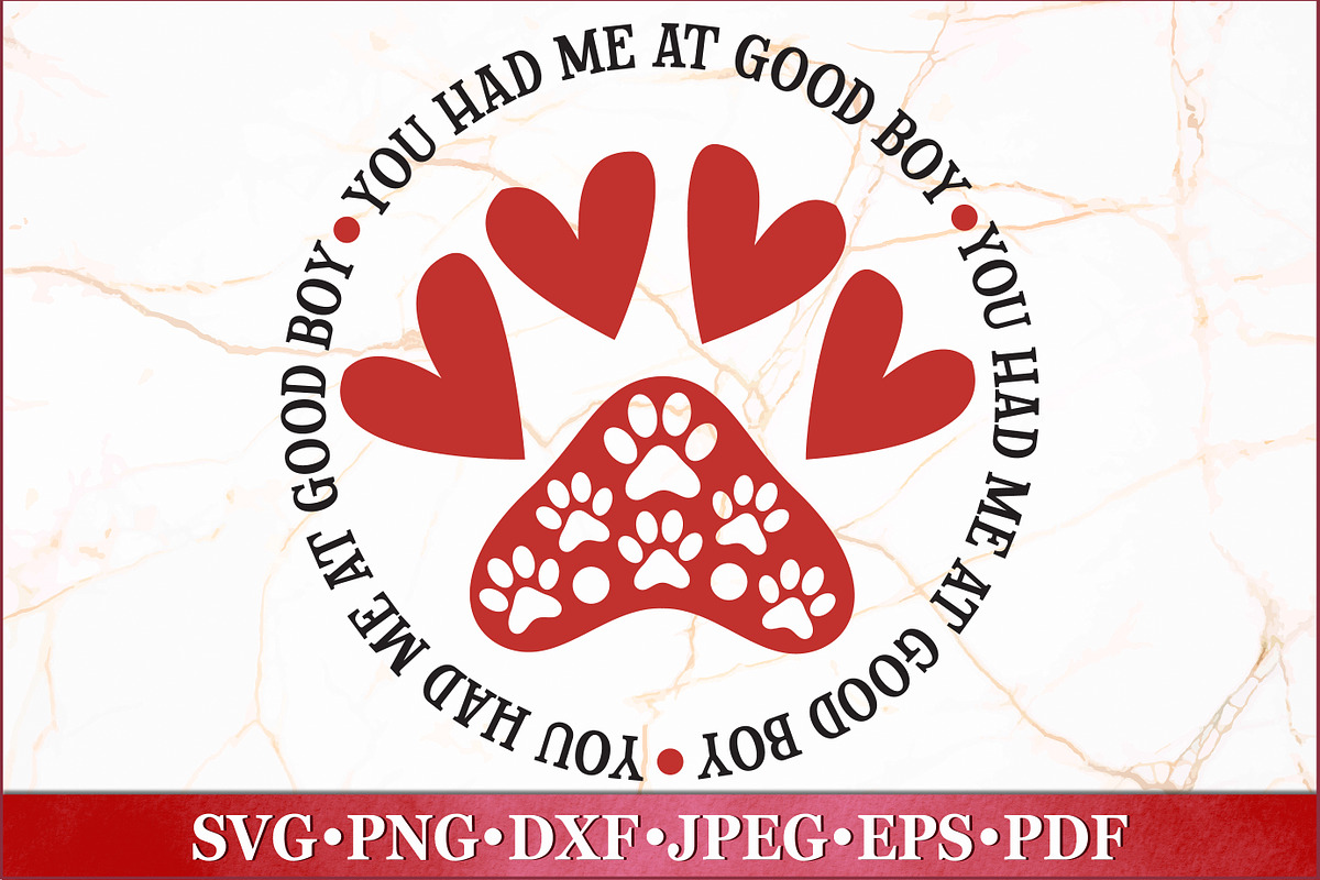 Valentine Dog Bundle SVG, a Seasonal Illustration by RossiGalleria (Photo 8 of 16)