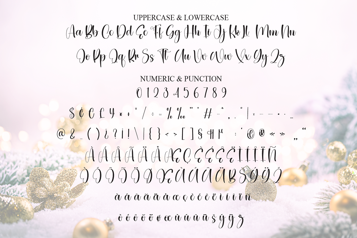 Christmas | Script Font, a Handwritten Font by Scratchones (Photo 7 of 9)