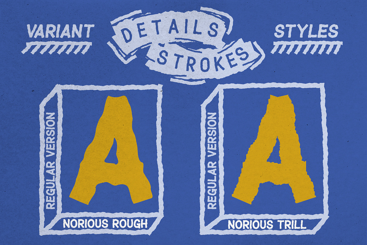 VT NORIOUS - Handrawn Vintage Font, a Sans Serif Font by ViactionType (Photo 6 of 10)