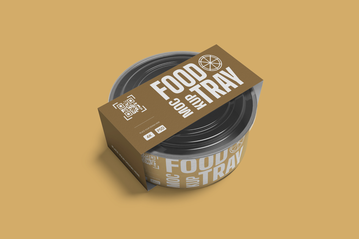 Food Tray Mockup, a Packaging Mockup by Cekal_std (Photo 2 of 4)