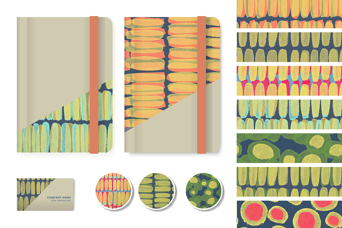 Decorative drops - 34 patterns, a Pattern Graphic by FER by Ekaterina Kazakova (Photo 5 of 6)