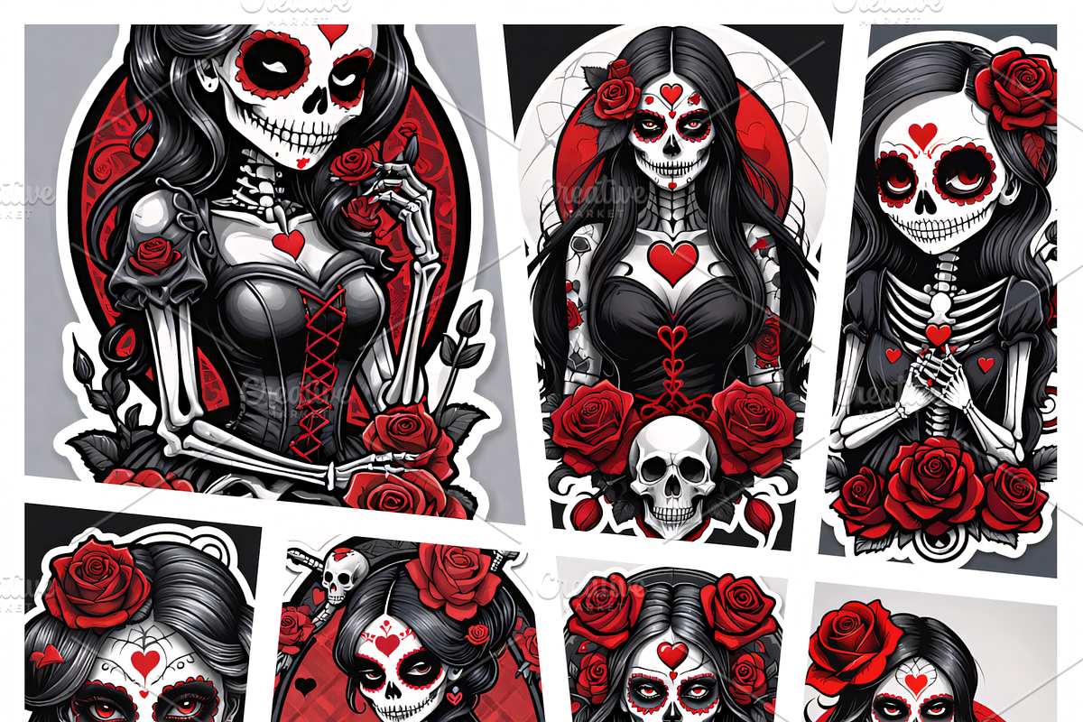 Day of the Deadskull illustrations, an Illustration by ETARA by Mea Hau (Photo 1 of 7)