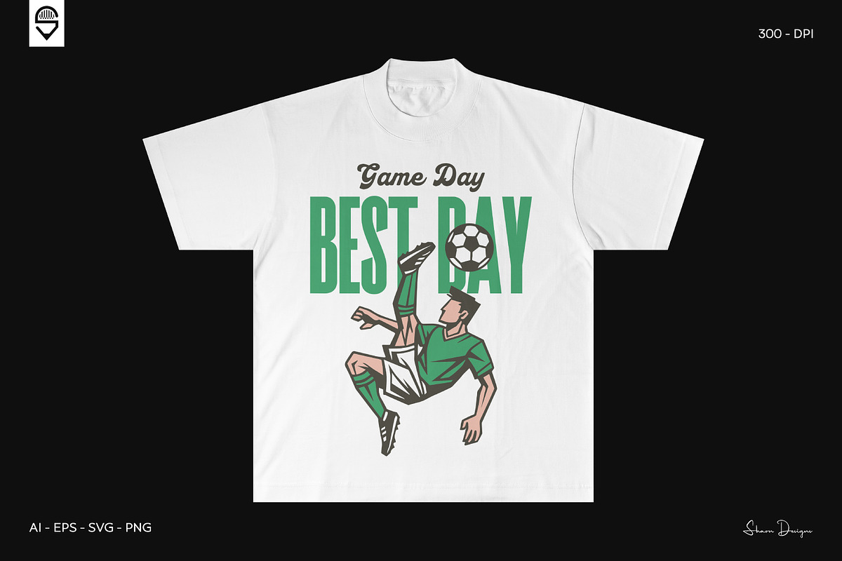 Bicycle Kick Soccer Player T-Shirt, a Sport Illustration by shaondesigns (Photo 3 of 6)