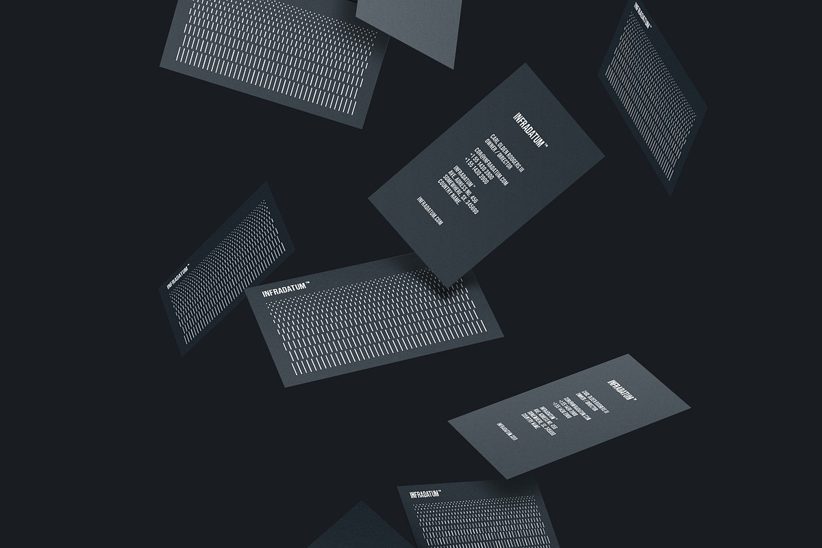 Business cards template: Infradatum, a Business Card Template by Srg® (Photo 4 of 4)