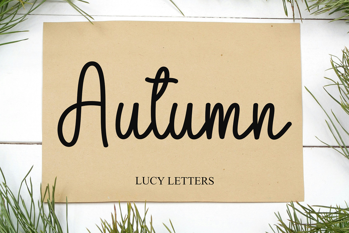 Butterfly, a Handwritten Font by InermediaSTUDIO (Photo 7 of 7)
