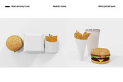 Fast Food Packaging Mockup Set, a Packaging Mockup by Mego-studio (Thumbnail 6 of 8)