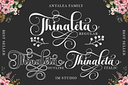 Antalea, a Script Font by IM Studio (Thumbnail 2 of 12)