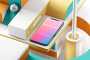 iPhone X Creative Mockups Set, an iPhone Mockup by As Good As Possible (Thumbnail 10 of 16)