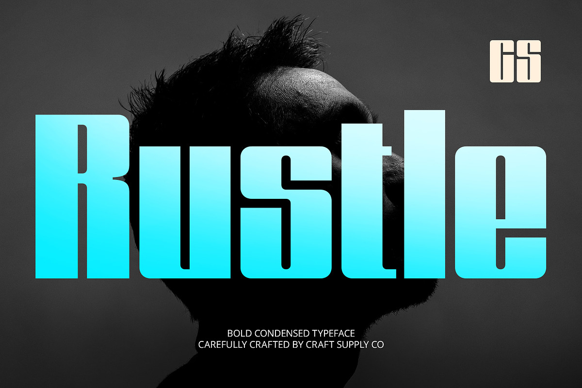 CS Rustle – Condensed Font, a Sans Serif Font by Craft Supply Co. (Photo 1 of 8)