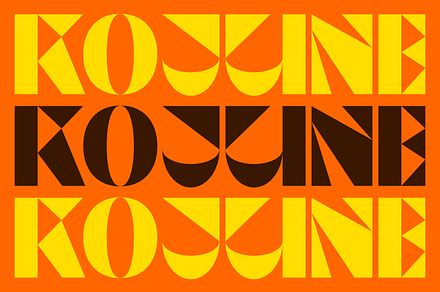 Kojune - Display Font, a Font by Suolahti Type