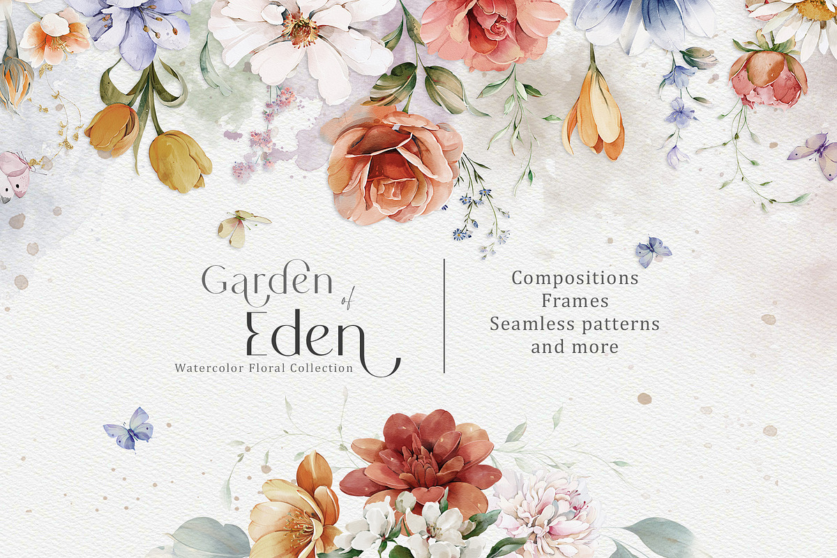 Watercolor Flower Blooms, a Decorative Illustration by Damian Roh (Photo 3 of 15)
