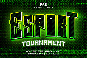 Esports Gaming 3d Text Effect Style, an Action Add-On by bdrobin