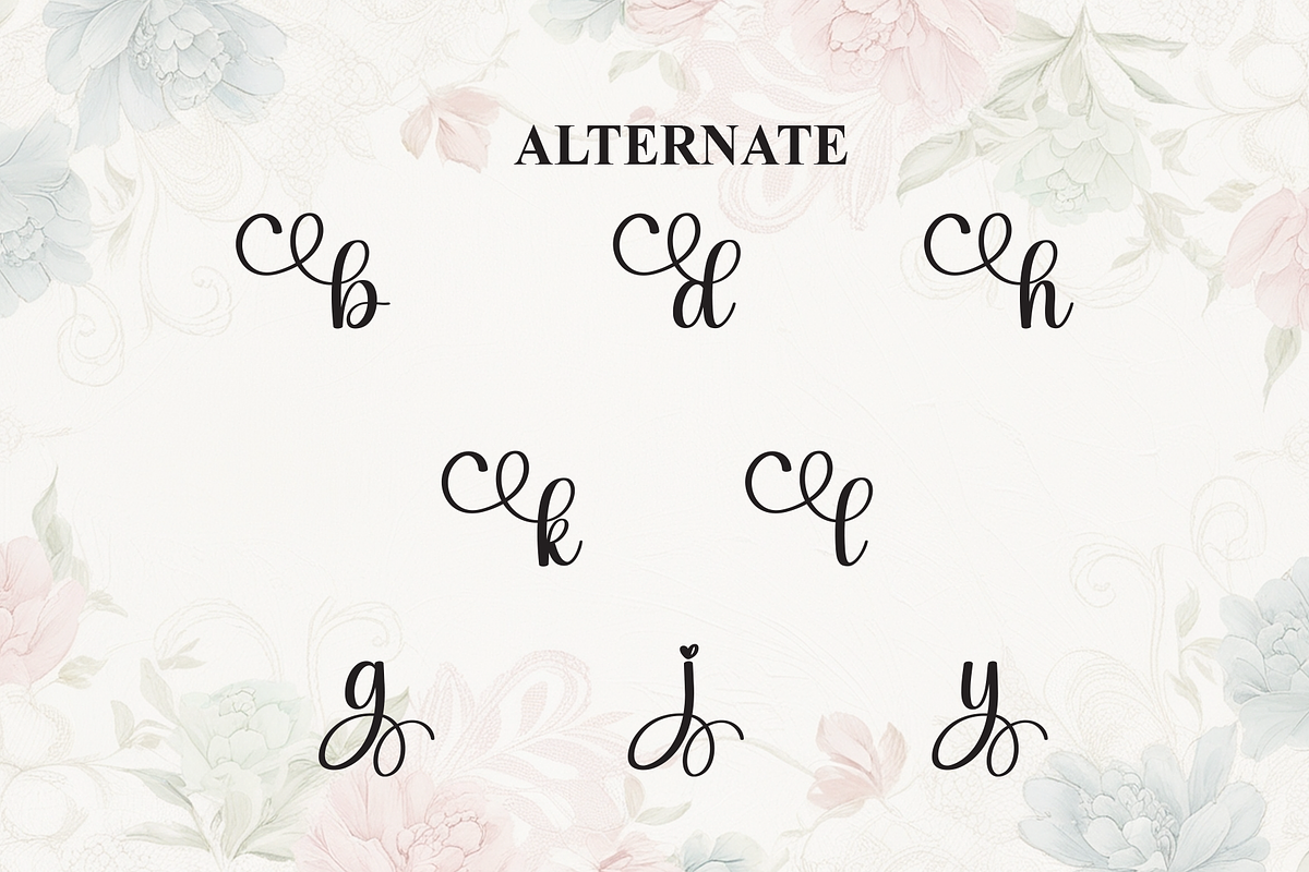 Evalyna | Script Font, a Handwritten Font by Scratchones (Photo 8 of 9)