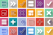 Arrow flat sign icon, a Duotone Icon by AlexZeL (Thumbnail 1 of 3)