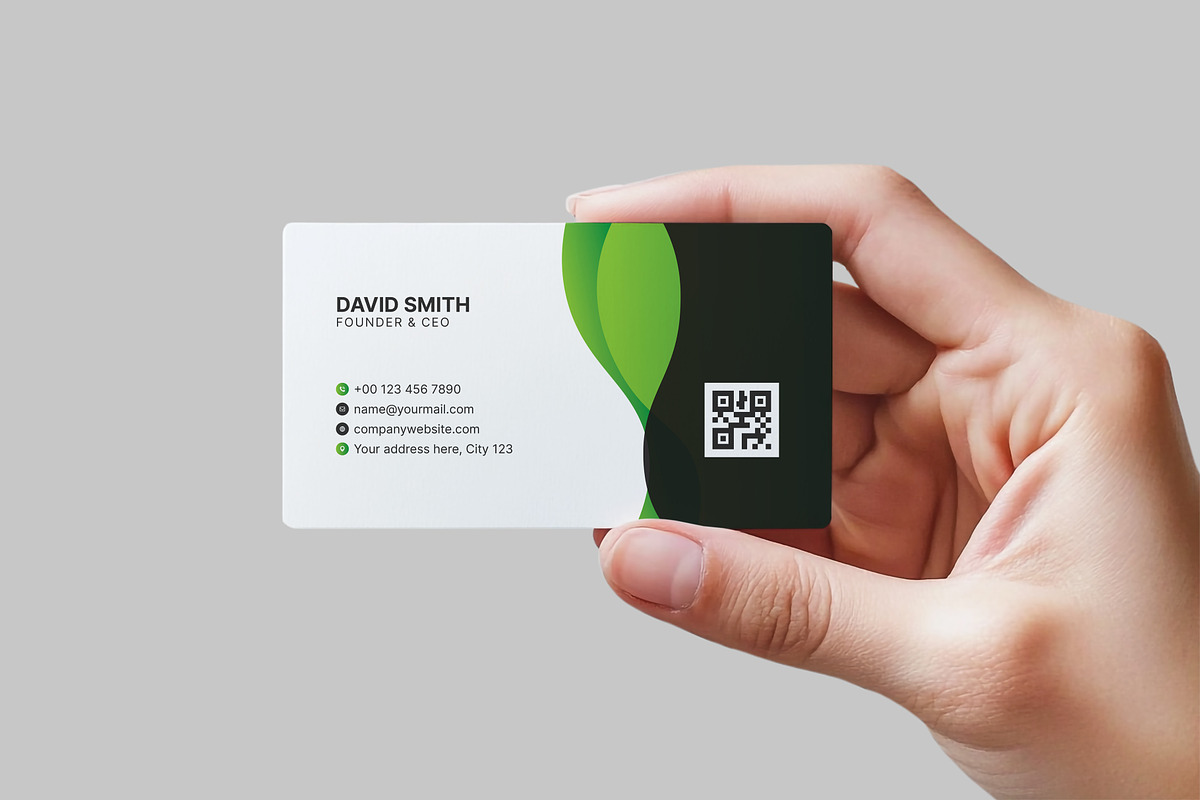 Creative and Modern Business Card, a Business Card Template by VectStock (Photo 2 of 6)