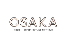 Osaka | Designer Font Duo