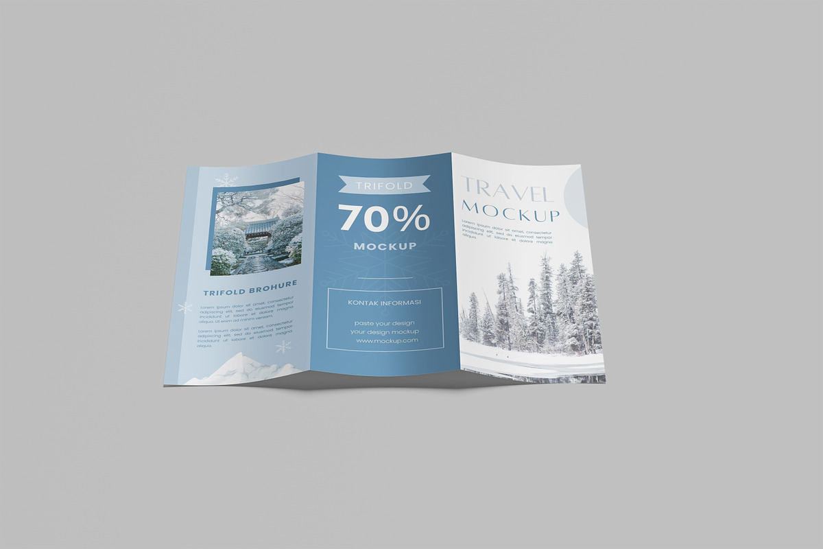 TRIFOLD BROCHURE, a Brochure Template by kebunmockup (Photo 2 of 5)