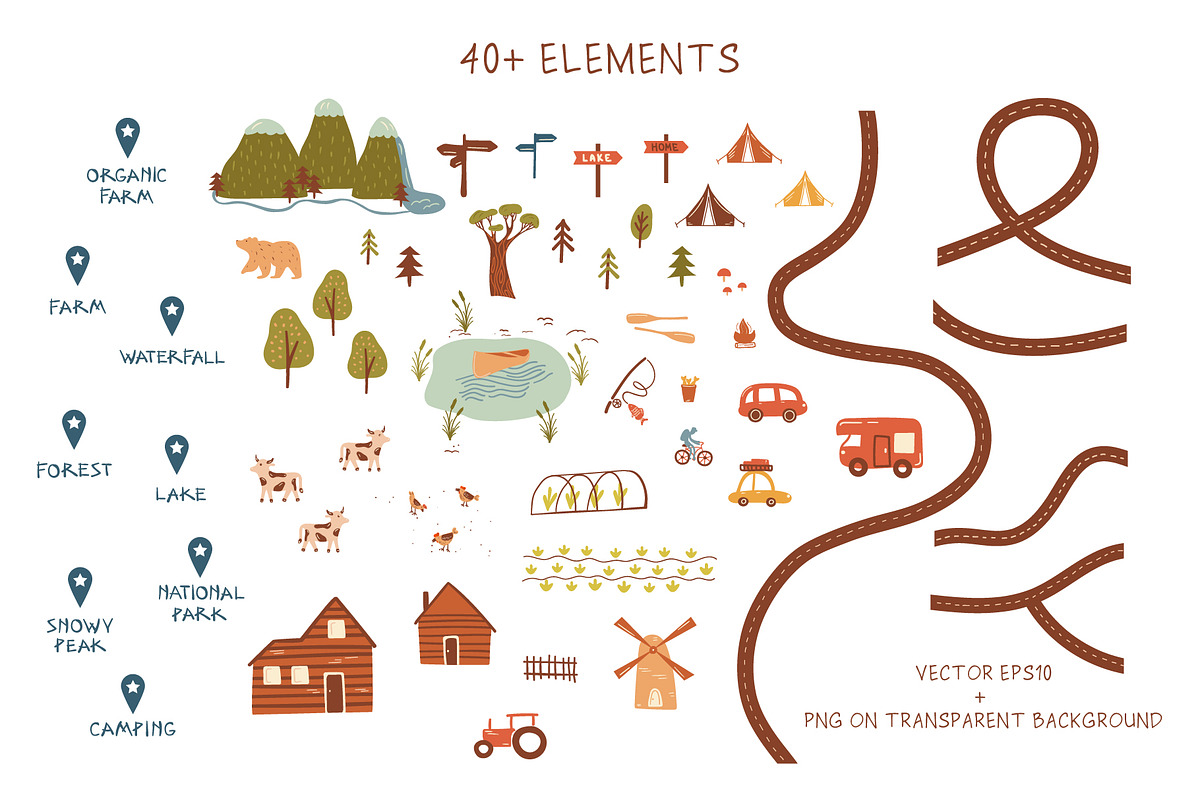 Local Travel Set, an Object Graphic by Zim Varezhkin (Photo 5 of 8)