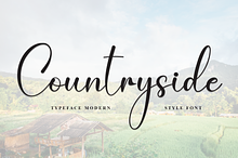 Countryside | Script Font