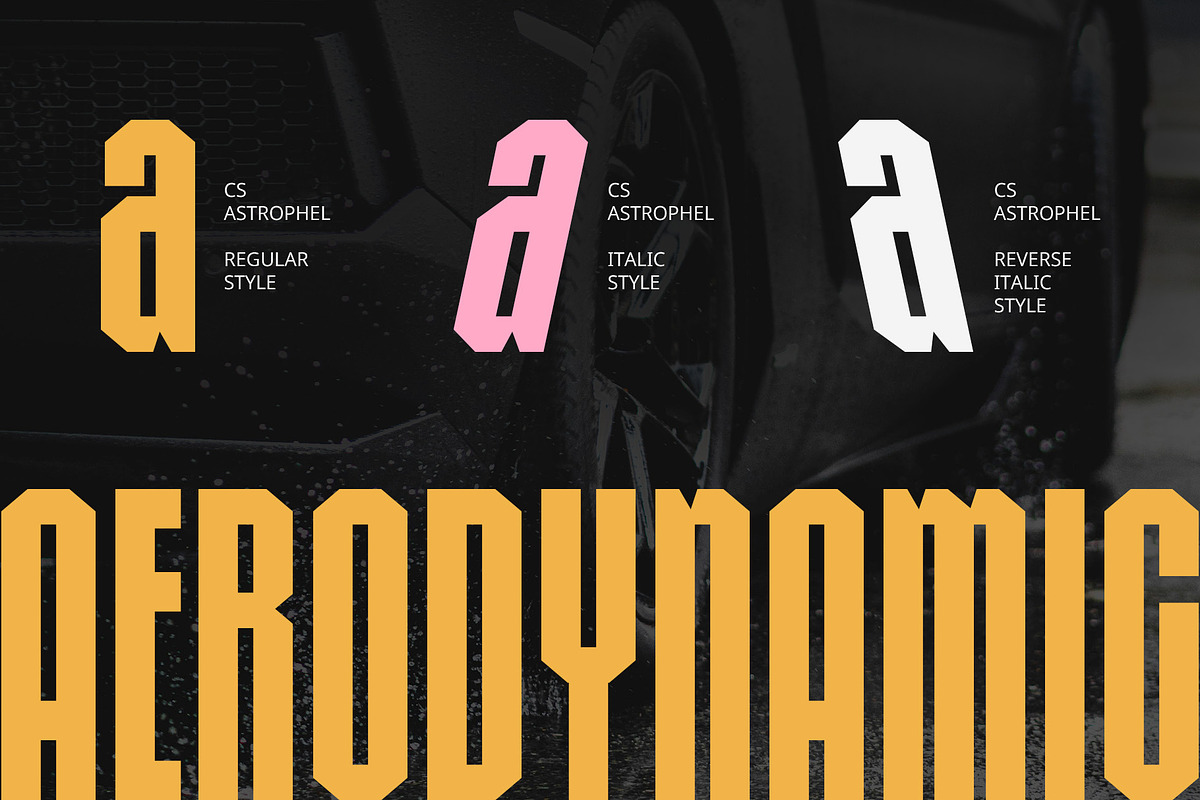 CS Astrophel – Condensed Font, a Sans Serif Font by Craft Supply Co. (Photo 4 of 8)