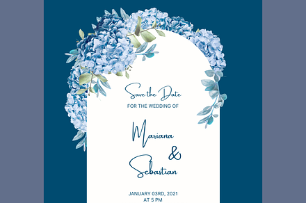 Digital Editable Wedding Invitation