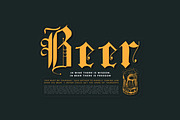 Arsenio Splendid Blackletter, a Blackletter Font by infernostudio3 (Thumbnail 5 of 10)