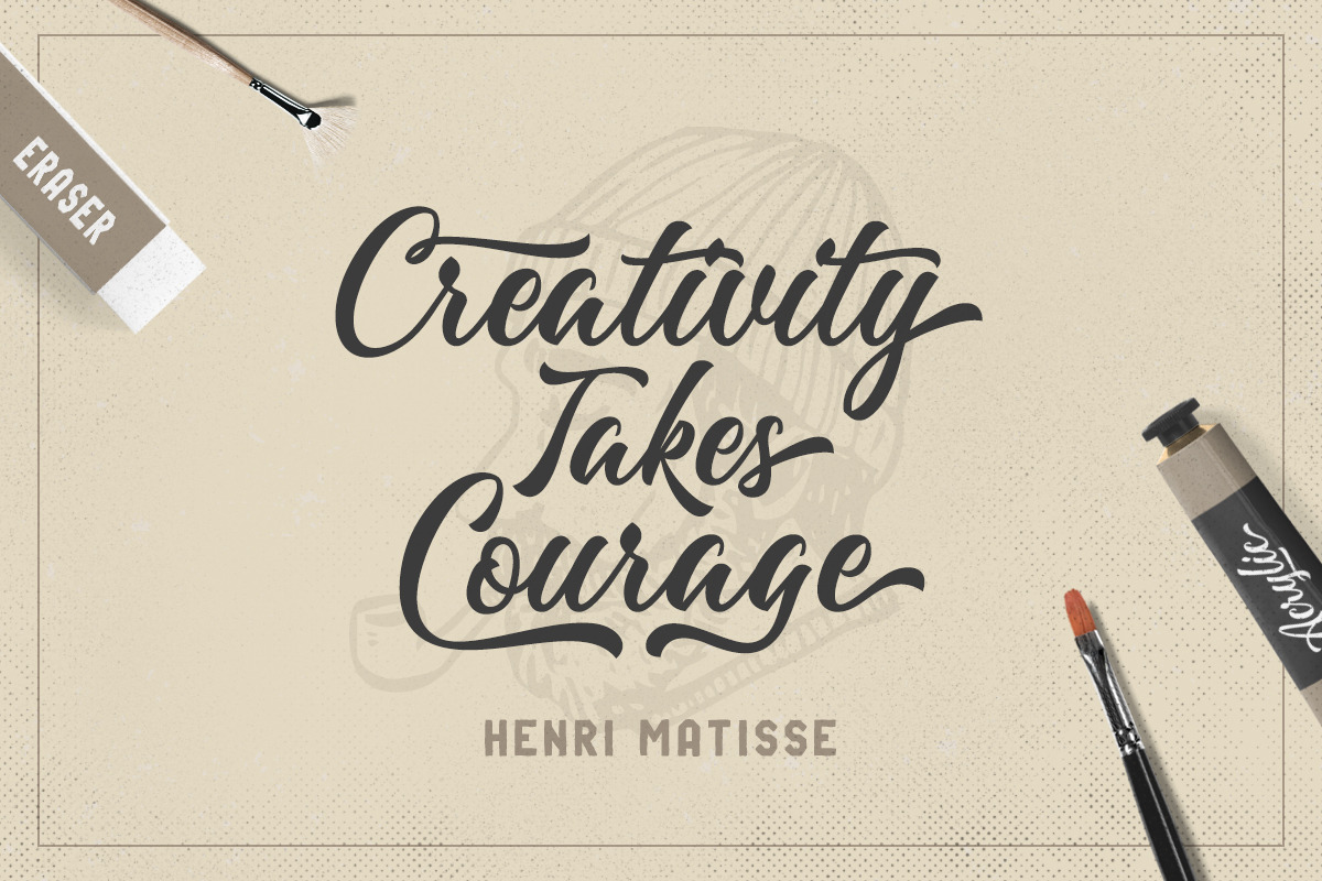 Majestika - Clean Brush Script preview 8