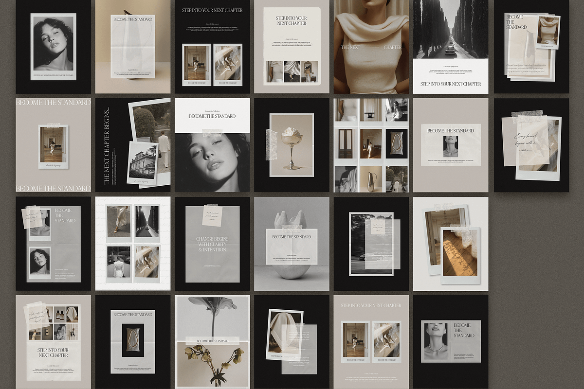 Vintage Atelier Social Media Kit, a Social Media Template by Digital Asset Co (Photo 8 of 10)