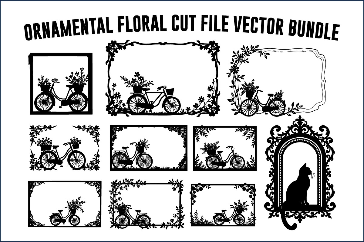 Ornamental Floral Laser Cut, an Object Graphic by BIPLOB EXPERT (Photo 1 of 11)
