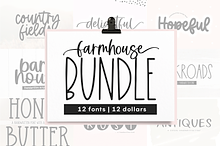 Farmhouse Font Bundle | Part Two