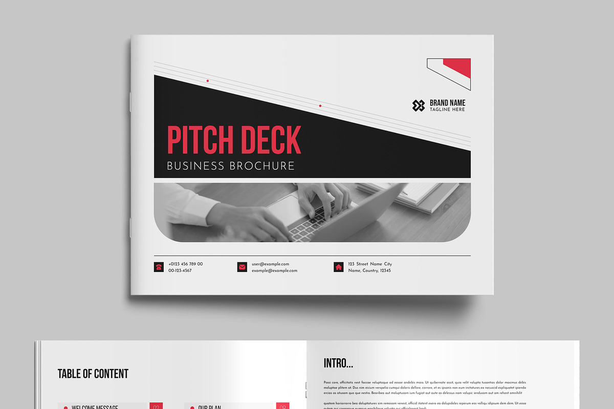 Pitch Deck Brochure Design, a Brochure Template by MightyDesign (Photo 2 of 9)