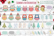 Winter Owls: patterns, illustrations, a Pattern Graphic by Gulnara Sabirova (Thumbnail 9 of 10)