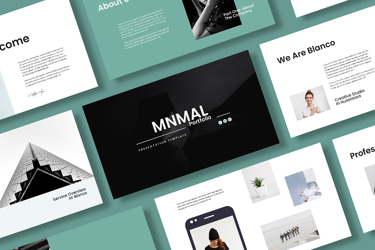 Minimal Portfolio Presentation, a Templates & Theme by Slide_Genius1 (Photo 2 of 5)