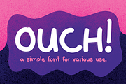 Ouch Typeface, a Font by LydiaDistracted (Thumbnail 1 of 2)