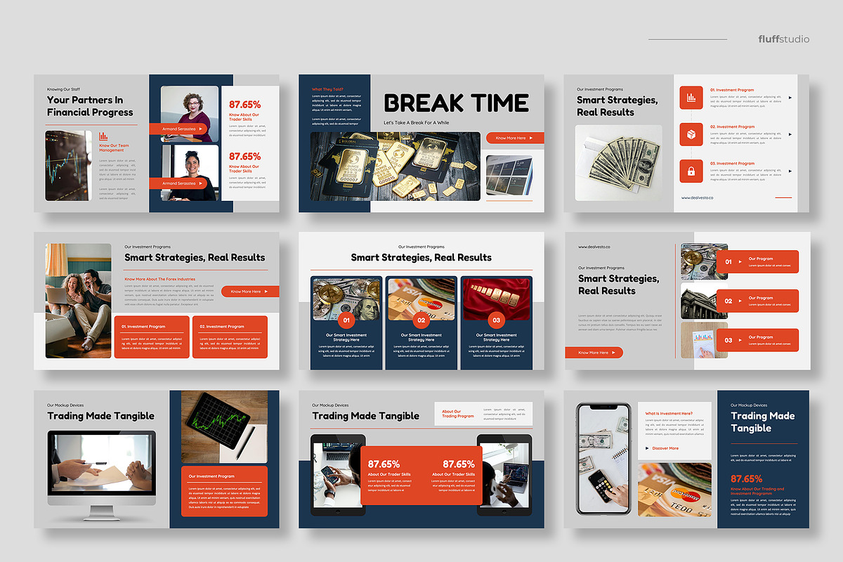 Forex Trading Investment Powerpoint, a Presentation Template by fluffstudio (Photo 3 of 4)