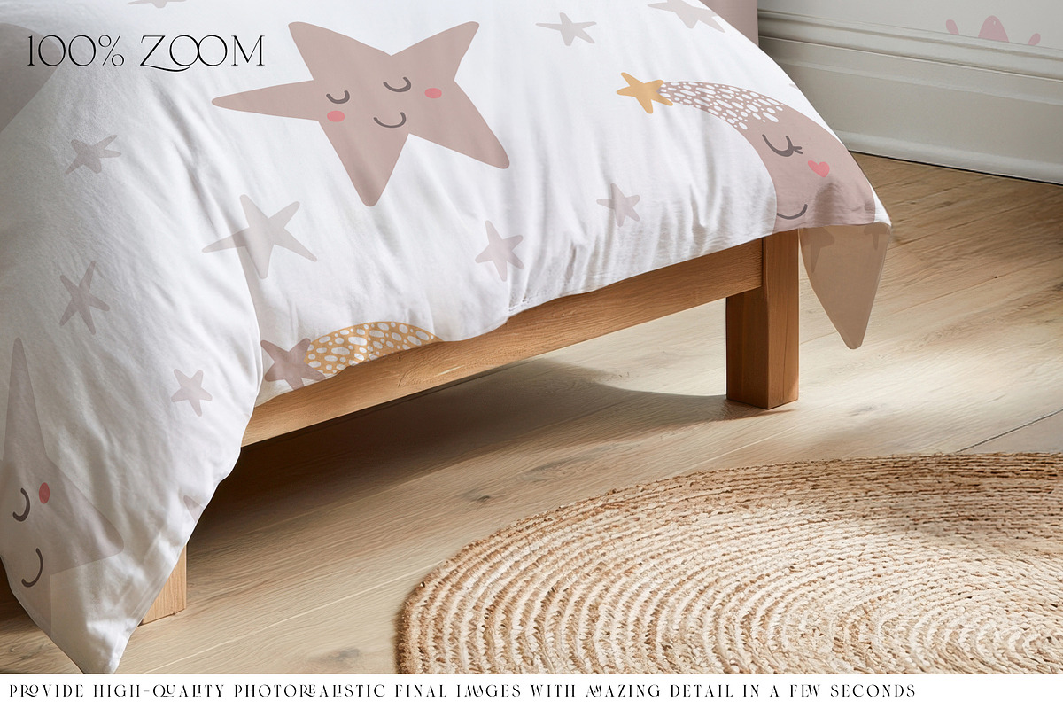 Toddler's Bedding & Teepee Mockups, a Household Mockup by mock-ups (Photo 11 of 11)
