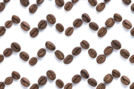 Coffee beans seamless pattern containing beans, coffee, and seamless, a Food & Drink Photo by Fascinadora