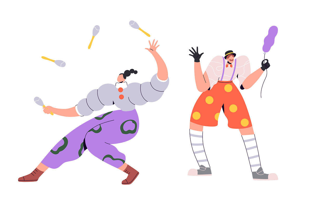 Carnival and circus artists set, a Person Illustration by Good Studio (Photo 8 of 12)