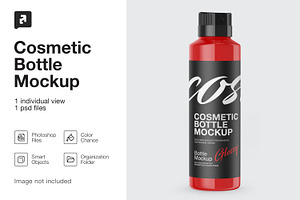 Glossy Spray Bottle Mockup, a Packaging Mockup by _Adroit_