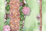 Landscaping and Architecture Kit, an Illustration by Instinct Design Co (Thumbnail 3 of 3)