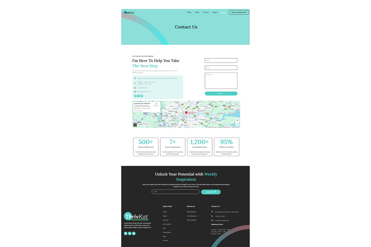 ThrivKat – Life Coach Template, a WordPress Template by AwaisTheTechie (Photo 6 of 10)