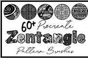Zentangle 60 Pattern Brush Bundle, a Brush Add-On by Willow & Wheat (Thumbnail 1 of 4)
