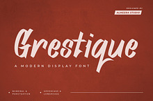Grestique – Modern Display Font