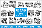 Bible Verse SVG bundle, an Illustration by Designvipe (Thumbnail 1 of 4)