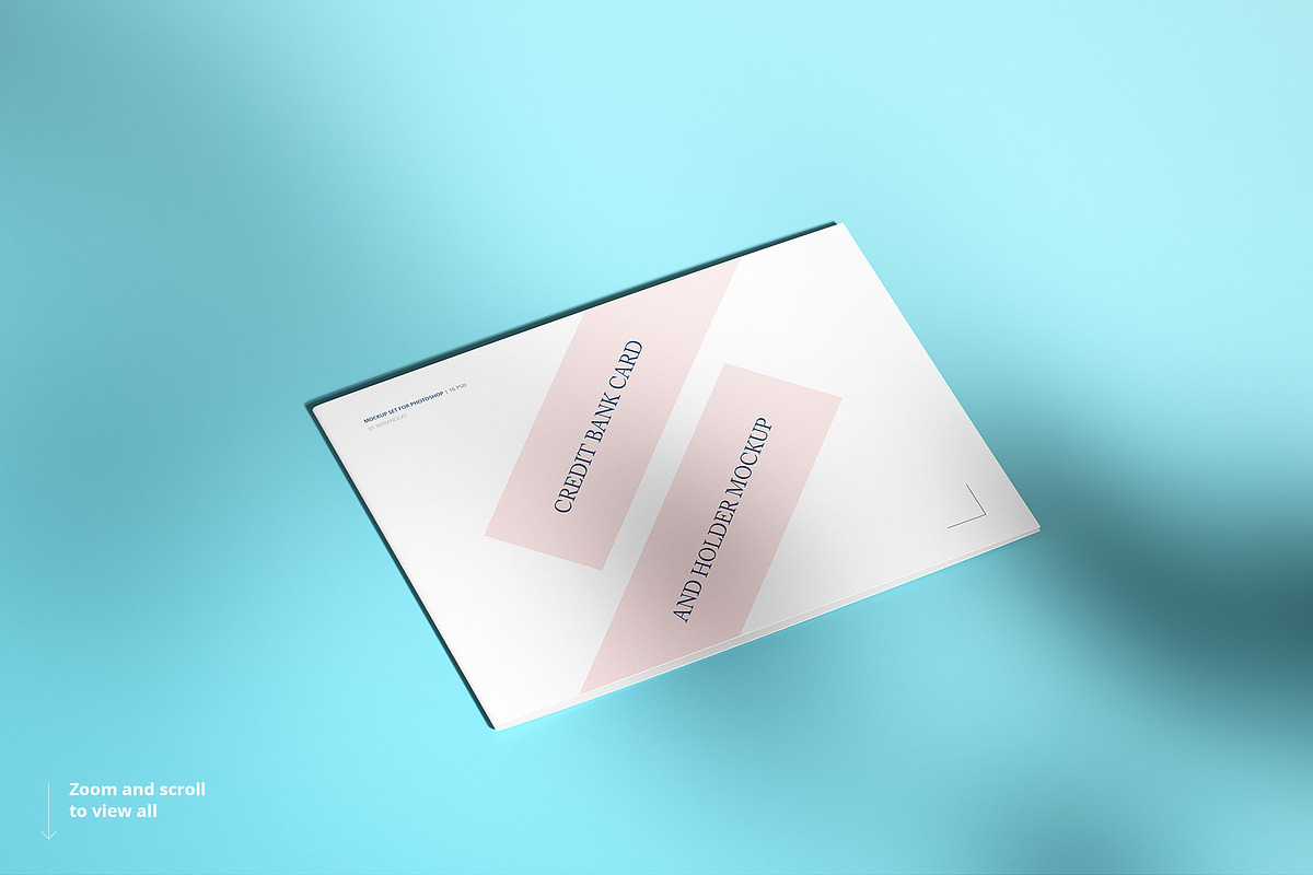 Credit / Bank Card Mockup, a Merchandise Mockup by WebAndCat (Photo 4 of 11)