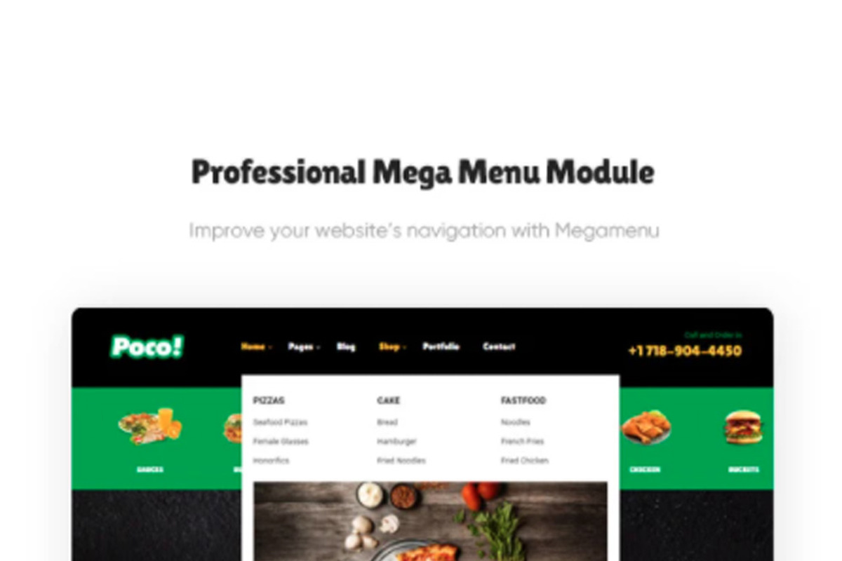 Leo Poco - Fast Food Restaurant Pres, a Websites & App Template by LeoTheme (Photo 9 of 15)