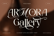 Armora Gallery – Elegant Serif Font, a Serif Font by Vampstudio (Thumbnail 1 of 13)